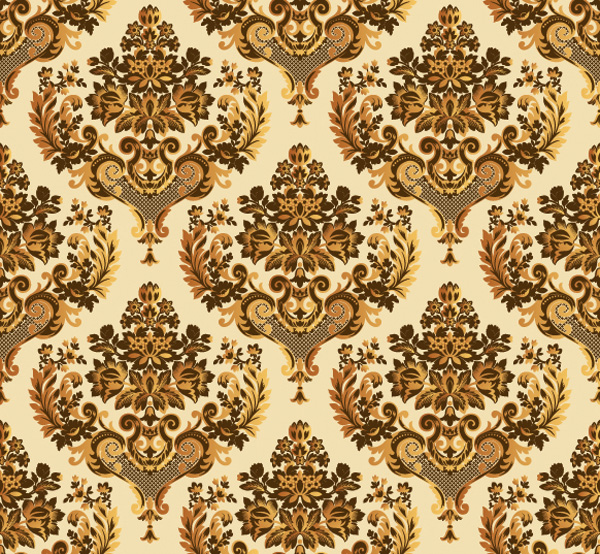 free vector European gorgeous classical pattern vector background